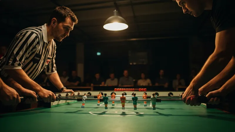 Arbitrage au baby foot : garantir l'équité