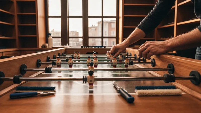 Entretien et réparation de baby foot